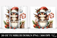 Christmas PNG 20 Oz Tumbler Design Product Image 1