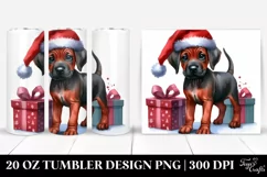 Cute Baby Rhodesian Ridgeback Winter PNG Product Image 1