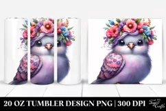 Cool Baby Dove |20 oz Tumbler Product Image 1