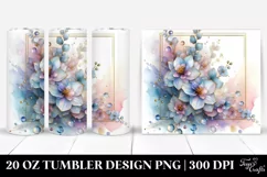 Shiny Delphinium | 20 oz Tumbler Product Image 1