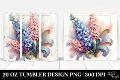 Glossy Hyacinth in Summer 20 Oz Tumbler Product Image 1