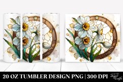 Golden Stained Narcissus | 20 Oz Tumbler Product Image 1