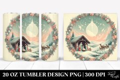 Pastel Nativity Scene Clipart, Transparent 20 Oz Tumbler Product Image 1