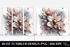 Glossy Orchid in Summer 20 Oz Tumbler Product Image 1