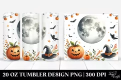Halloween Moon Candle 20 Oz Tumbler Product Image 1