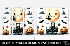 Halloween Moon Candle 20 Oz Tumbler Product Image 1