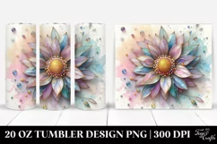 Shiny Sunflower in Summer 20 Oz Tumbler Product Image 1