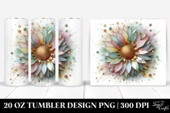 Shiny Sunflower in Summer 20 Oz Tumbler Product Image 1
