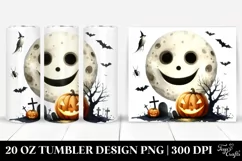 Halloween Moon Candle 20 Oz Tumbler Product Image 1