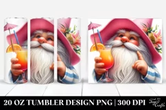 Detailed Gnome Pink Hat|20 oz Tumbler Product Image 1
