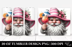Beach Wear Gnome Cocktail | 20 Oz Tumbler Product Image 1