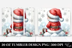 Vintage Santa Winter | 20 oz Tumbler Product Image 1