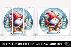 Christmas PNG 20 Oz Tumbler Design Product Image 1