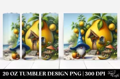 Gnome at Yellow Passion Fruit House | 20 oz Tumbler Product Image 1