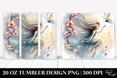 Watercolor Tumbling Fairy | 20 Oz Tumbler Product Image 1