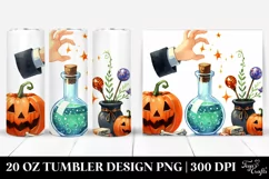 Halloween Magic Potion Clipart 20 Oz Tumbler Product Image 1