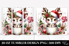 Christmas PNG 20 Oz Tumbler Design Product Image 1