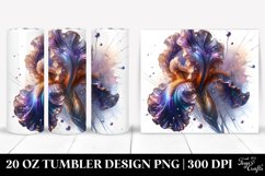 20 Oz Tumbler Sublimation | Shiny Iris Small Metallic Product Image 1