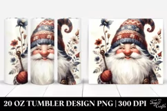 Vintage Smiling Gnome | 20 oz Tumbler Product Image 1