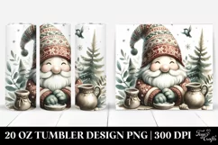 Vintage Smiling Gnome | 20 oz Tumbler Product Image 1
