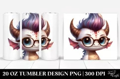 Proud Baby Dragon with es, PNG Product Image 1