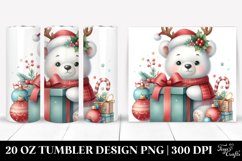 Christmas PNG 20 Oz Tumbler Design Product Image 1