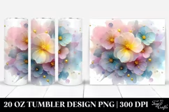 Luminous Primrose, Pastel 20 Oz Tumbler Product Image 1