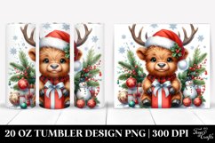 Christmas PNG 20 Oz Tumbler Design Product Image 1