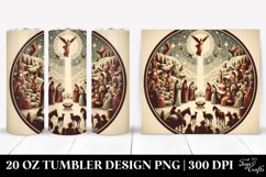 Retro Nativity Scene Design 20 Oz Tumbler Product Image 1