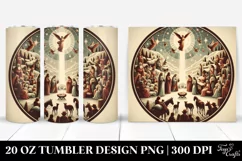 Retro Nativity Scene Design 20 Oz Tumbler Product Image 1