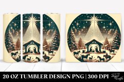 Retro Nativity Scene Design 20 Oz Tumbler Product Image 1