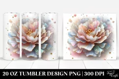 Shimmering Carnation, Pastel 20 Oz Tumbler Product Image 1