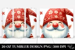 Retro Funny Gnome Design | 20 oz Tumbler Product Image 1