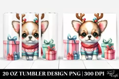 Expressive Basset Hound with Santa Hat, PNG Product Image 1