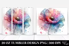 Glossy Poppy, 20 Oz Tumbler Product Image 1