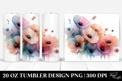 Luminous Poppy, 20 Oz Tumbler Product Image 1