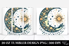 Whimsical Half Moon Clipart 20 Oz Tumbler Product Image 1