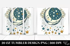 Whimsical Half Moon Clipart 20 Oz Tumbler Product Image 1