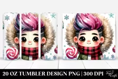 Cute Punk Character for New Year 20 Oz Tumbler Product Image 1