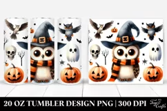 Mystical Owl, Halloween 20 Oz Tumbler Product Image 1