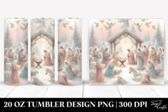 Pastel Nativity Scene Design 20 Oz Tumbler Product Image 1