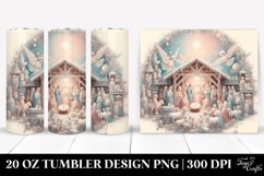 Pastel Nativity Scene Design 20 Oz Tumbler Product Image 1