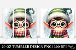 Cute Elf Character with es 20 Oz Tumbler Product Image 1