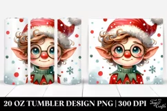 Cute Elf Character with es 20 Oz Tumbler Product Image 1