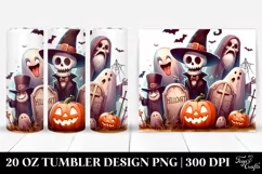 Halloween Tombstone Clipart 20 Oz Tumbler Product Image 1