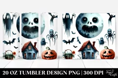 Halloween Nightmare Clipart 20 Oz Tumbler Product Image 1