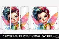 Happy Baby Fairy Model Pose | 20 oz Tumbler Product Image 1