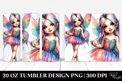 Happy Baby Fairy Model Pose | 20 oz Tumbler Product Image 1