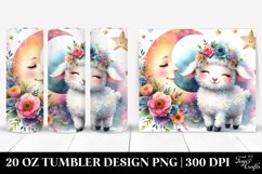 Colorful Boho Baby Lamb | 20 Oz Tumbler Product Image 1