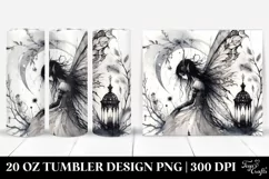 Gothic Fairy Watercolor | 20 oz Tumbler Product Image 1
